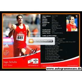 Autogramm Sprint | Ingo SCHULTZ | 2006 (Bayer Leverkusen)