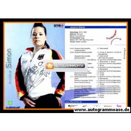 Autogramm Turnen | Jessica SIMON | 2009 (DTB)
