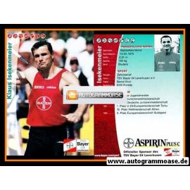 Autogrammkarte Speerwurf | Klaus ISEKENMEIER | 1998 (Bayer Leverkusen)