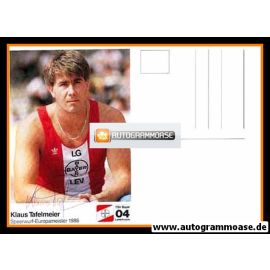 Autogramm Speerwurf | Klaus TAFELMEIER | 1986 (Bayer Leverkusen)