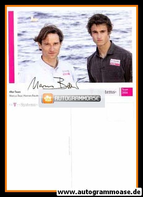 Autogramm Segeln | Marcus BAUR | 2008 (Team Telekom)