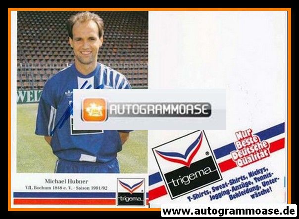 Autogramm Fussball | VfL Bochum | 1991 Trigema | Michael HUBNER