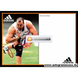 Autogramm Kugelstossen | Oliver-Sven BUDER | 1990er (Stossszene Adidas)