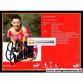 Autogramm Langstrecke | Sabrina MOCKENHAUPT | 2005 (Portrait Color Puma)