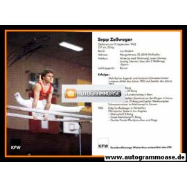 Autogramm Turnen | Sepp ZELLWEGER | 1984 (KFW)