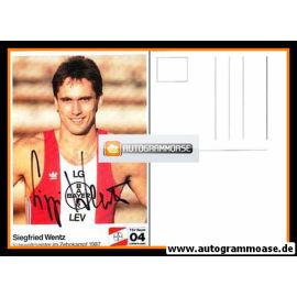Autogramm Zehnkampf | Siggi WENTZ | 1980er (Bayer Leverkusen)