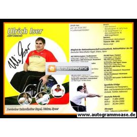 Autogramm Paralympics | Mehrkampf | Ulrich ISER | 2011 (Collage)