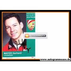 Autogramm Diskuswurf | Gerhard MAYER | 2000er (Portrait Color HSZ)