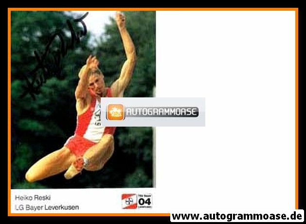 Autogramm Weitsprung | Heiko RESKI | 1980er (Bayer Leverkusen)