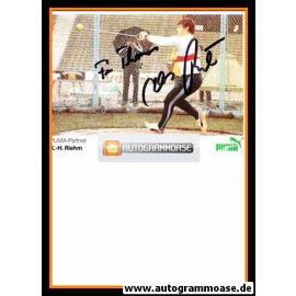 Autogramm Hammerwurf | Karl-Hans RIEHM | 1980er (Puma)