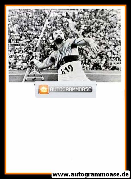 Autogramm Speerwurf | Klaus WOLFERMANN | 1972 (Wurfszene SW 1) OS-Gold