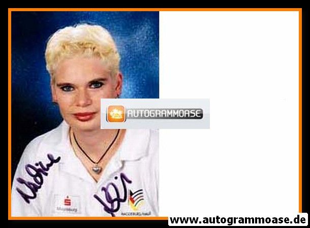 Autogramm Kugelstossen | Nadine KLEINERT | 2000er Foto (Portrait Color)