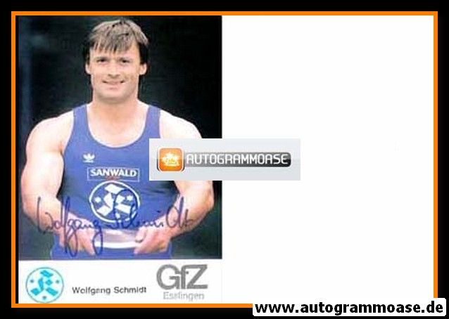 Autogramm Diskuswurf | Wolfgang SCHMIDT | 1980er (Stuttgarter Kickers)