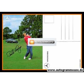 Autogramm Golf | Bernhard LANGER | 1990er Druck (Mercedes-Benz) Hochformat
