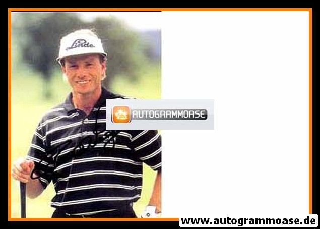 Autogramm Golf | Bernhard LANGER | 1990er (Portrait Color)