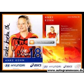 Autogramm Hockey | DHB | 2000er | Anke KÜHN (Asics Hyundai)