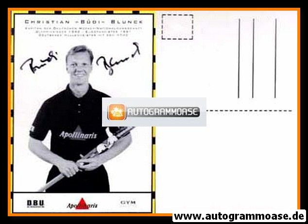 Autogramm Hockey | DHB | 1990er | Christian BLUNCK (Apollinaris)