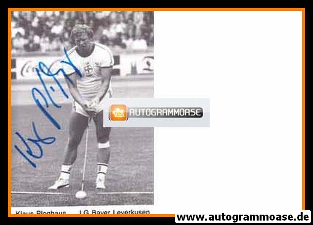 Autogramm Hockey | Leverkusen | 1980er | Klaus PLOGHAUS
