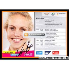 Autogramm Hockey | DHB | 2012 | Lydia HAASE (Team London)