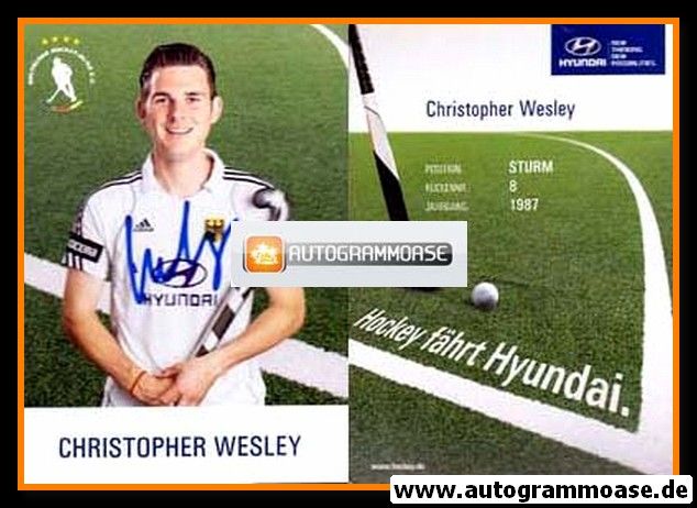 Autogramm Hockey | DHB | 2012 | Christopher WESLEY (Olympia)