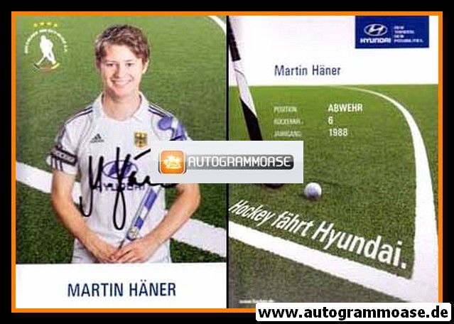 Autogramm Hockey | DHB | 2012 | Martin HÄNER (Olympia)