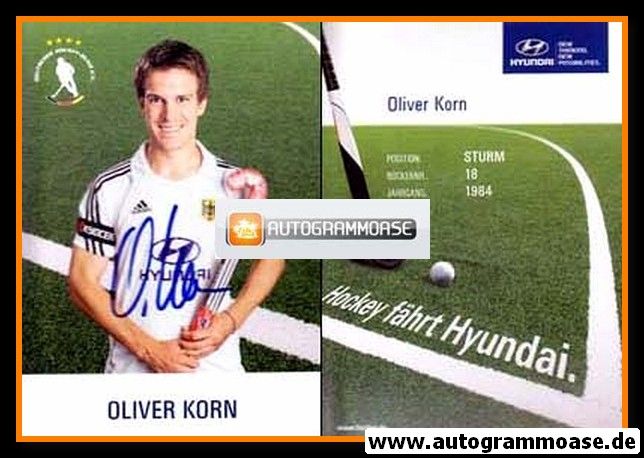 Autogramm Hockey | DHB | 2012 | Oliver KORN (Olympia)