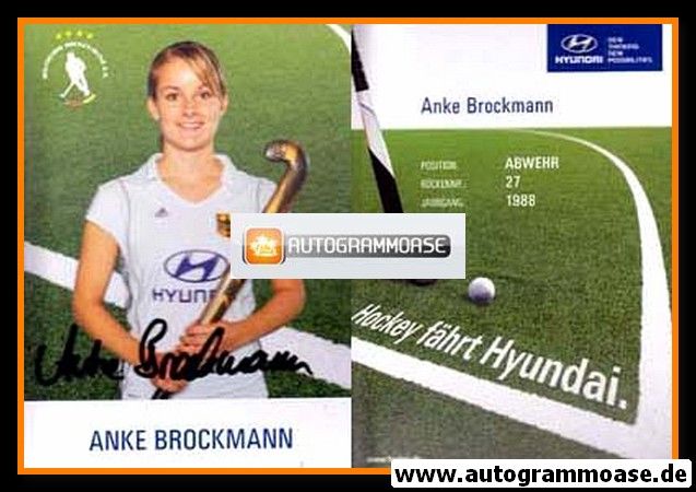 Autogramm Hockey | DHB | 2012 | Anke BROCKMANN (Olympia)
