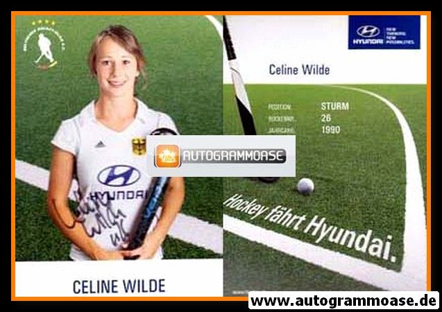 Autogramm Hockey | DHB | 2012 | Celine WILDE (Olympia)