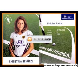 Autogramm Hockey | DHB | 2012 | Christina SCHÜTZE (Olympia)