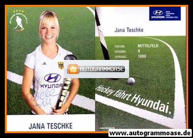 Autogramm Hockey | DHB | 2012 | Jana TESCHKE (Olympia)