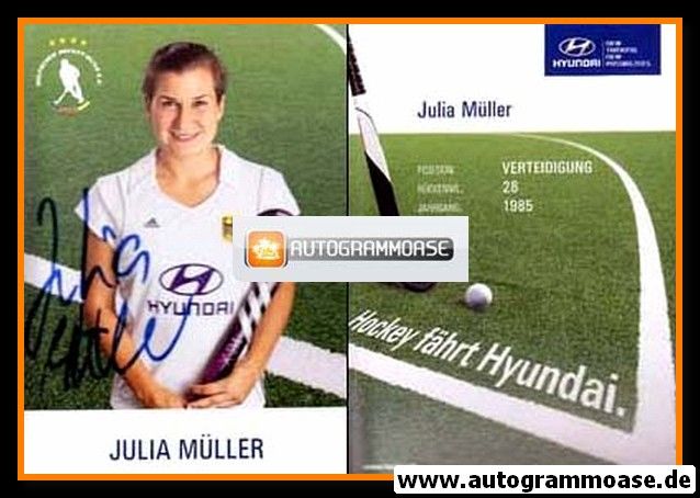 Autogramm Hockey | DHB | 2012 | Julia MÜLLER (Olympia)