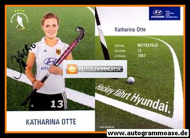 Autogramm Hockey | DHB | 2012 | Katharina OTTE (Olympia)