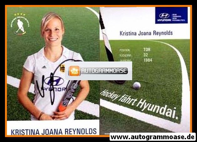 Autogramm Hockey | DHB | 2012 | Kristina Joana REYNOLDS (Olympia)