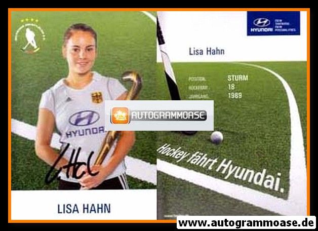 Autogramm Hockey | DHB | 2012 | Lisa HAHN (Olympia)