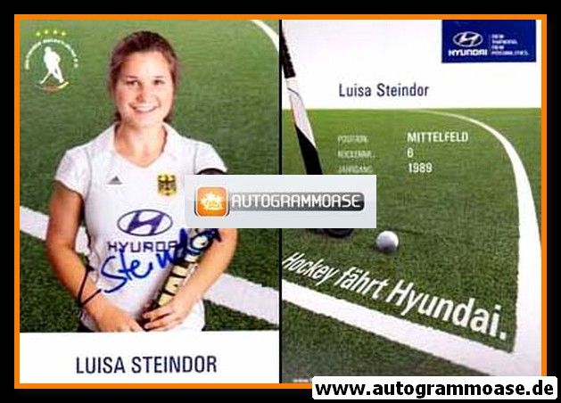 Autogramm Hockey | DHB | 2012 | Luisa STEINDOR (Olympia)