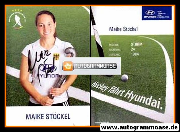 Autogramm Hockey | DHB | 2012 | Maike STÖCKEL (Olympia)