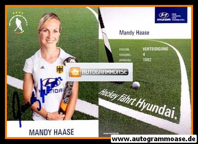 Autogramm Hockey | DHB | 2012 | Mandy HAASE (Olympia)