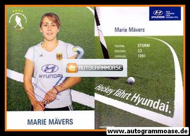 Autogramm Hockey | DHB | 2012 | Marie MÄVERS (Olympia)