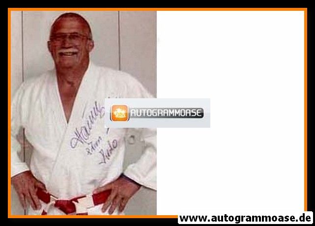 Autogramm Judo | Eric HÄNNI | 1980er Foto (Portrait Color)