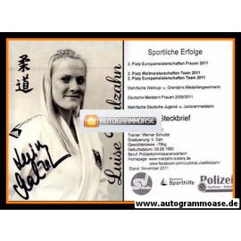 Autogramm Judo | Luise MALZAHN | 2011 (Portrait SW)