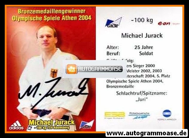 Autogramm Judo | Michael JURACK | 2004 (Olympia)