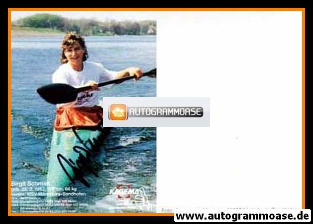 Autogramm Kanu | Birgit FISCHER | 1992 (Rennszene Color Kagema) OS-Gold