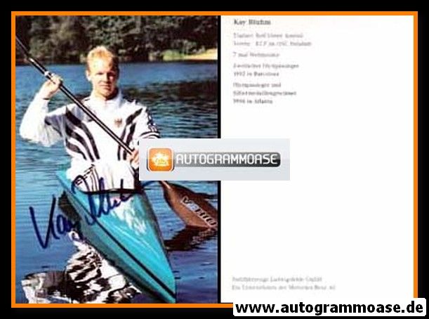 Autogramm Kanu | Kay BLUHM | 1990er (Portrait Color) 1