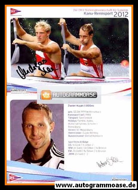 Autogramm Kanu | Andreas IHLE | 2010 (DKV)