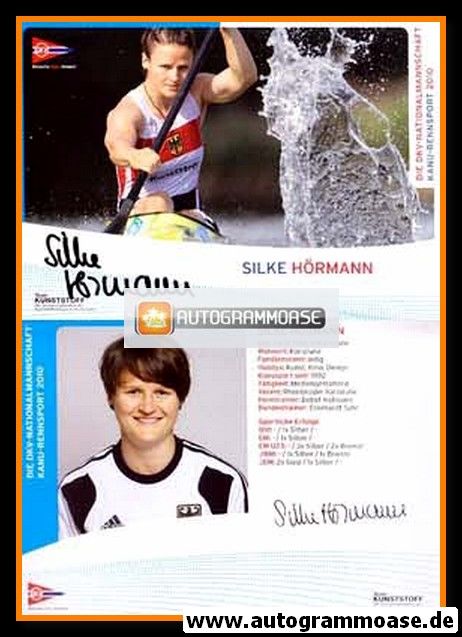 Autogramm Kanu | Silke HÖRMANN | 2010 (DKV)