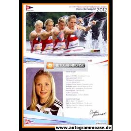 Autogramm Kanu | Carolin LEONHARDT | 2012 Druck (DKV)