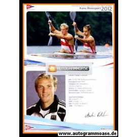 Autogramm Kanu | Martin HOLLSTEIN | 2012 Druck (DKV)