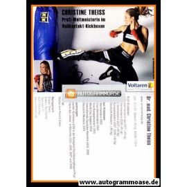 Autogramm Kickboxen | Christine THEISS | 2008 (Voltaren)