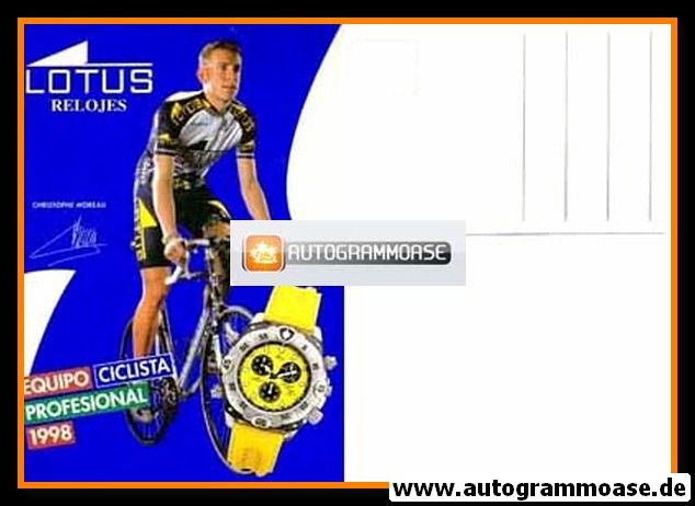 Autogramm Radsport | Christophe MOREAU | 1998 Druck (Lotus)
