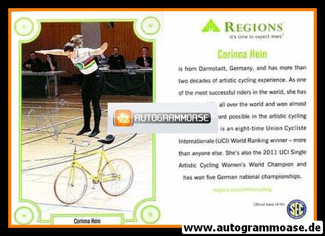 Autogramm Radsport | Corinna HEIN | 2011 (Regions)